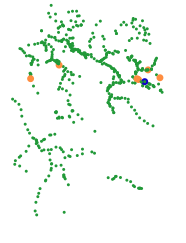 Pegelauswahlkarte